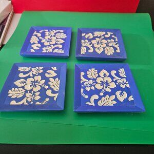HIBISCUS COLLECTION COASTERS DESIGNED IN HAWAII